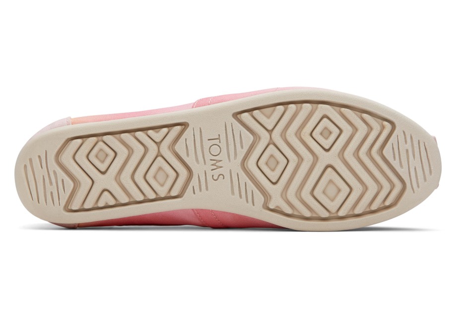 Toms Espadrille Ombre Güneş Pembe Ombre