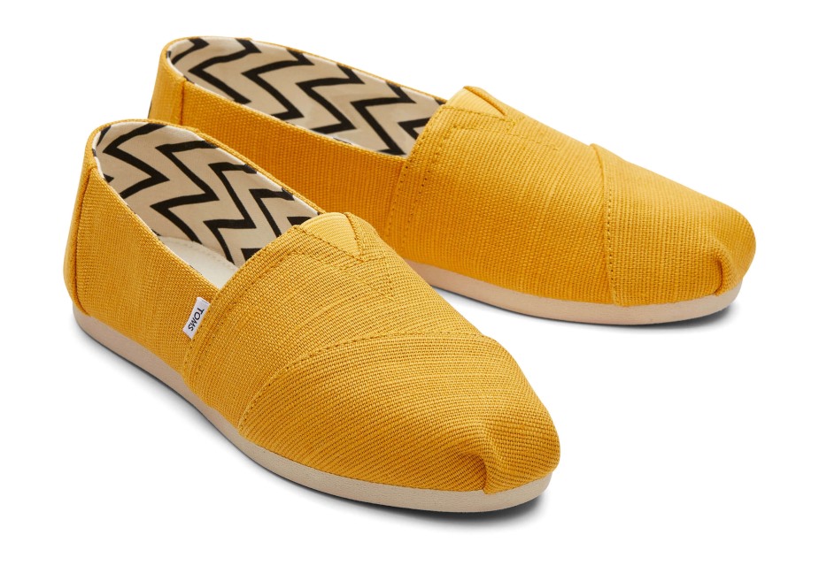 Toms Alpargata Miras Tuval Altın Sarısı