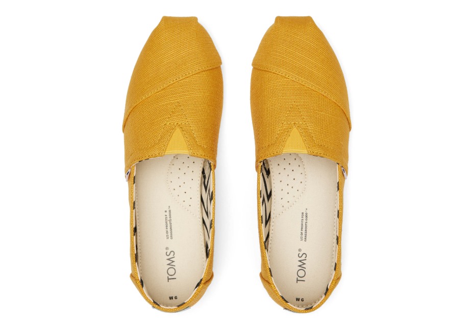 Toms Alpargata Miras Tuval Altın Sarısı