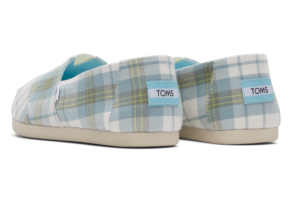Toms Alpargata Ekose Mavi Ekose