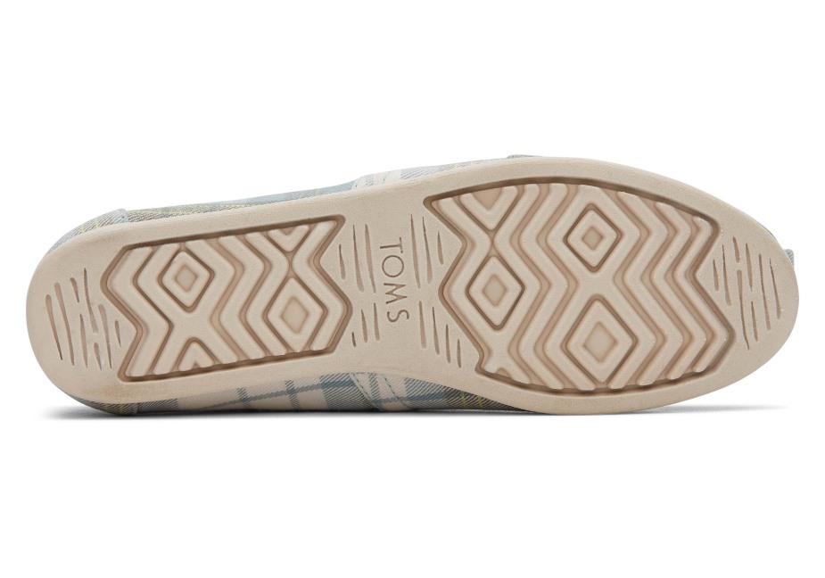 Toms Alpargata Ekose Mavi Ekose