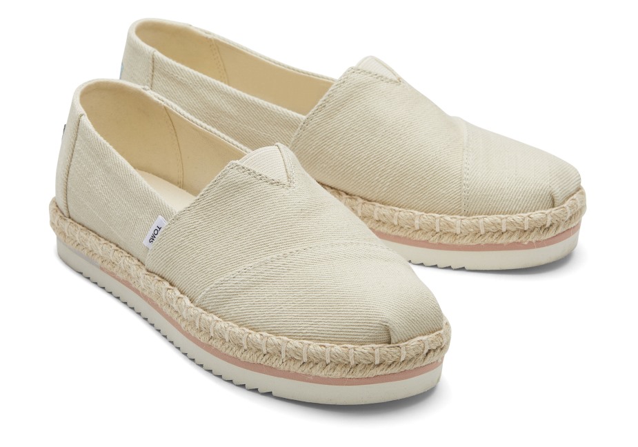 Toms Platform Alpargata Doğal