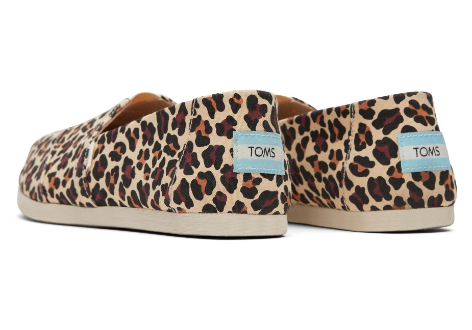 Toms Leopar Alpargata Bej Leopar