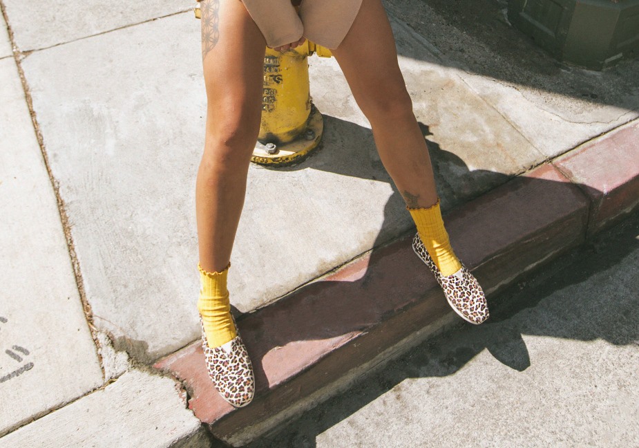 Toms Leopar Alpargata Bej Leopar