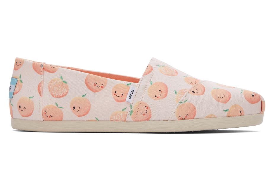 Toms Alpargata Kağıt Kaynağı şeftali