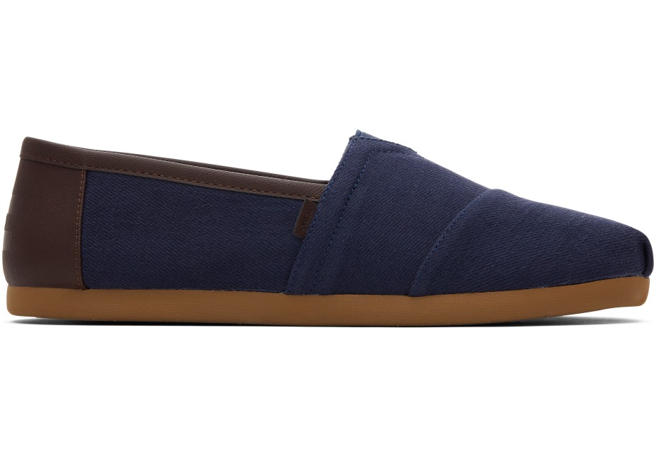 Toms Alpargata Sentetik Trim Derin Lacivert