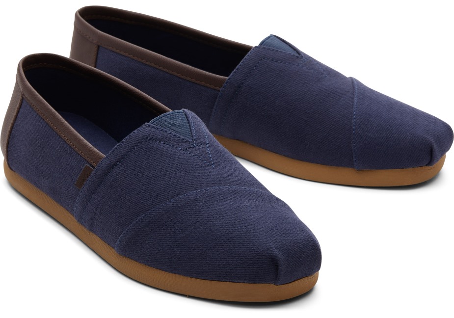 Toms Alpargata Sentetik Trim Derin Lacivert