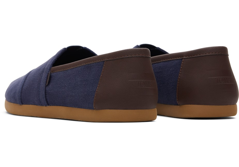 Toms Alpargata Sentetik Trim Derin Lacivert