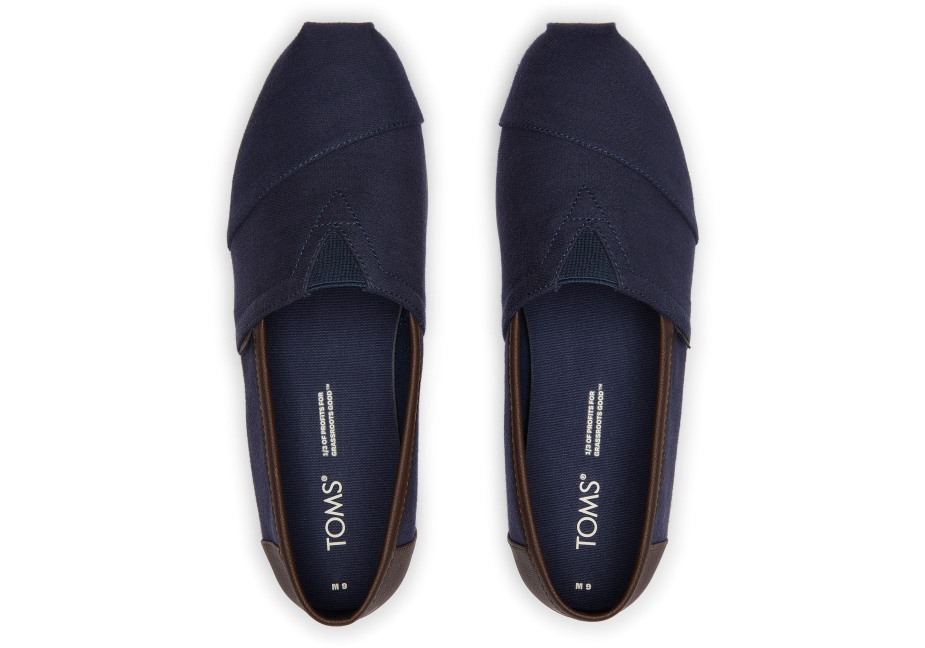 Toms Alpargata Sentetik Trim Derin Lacivert