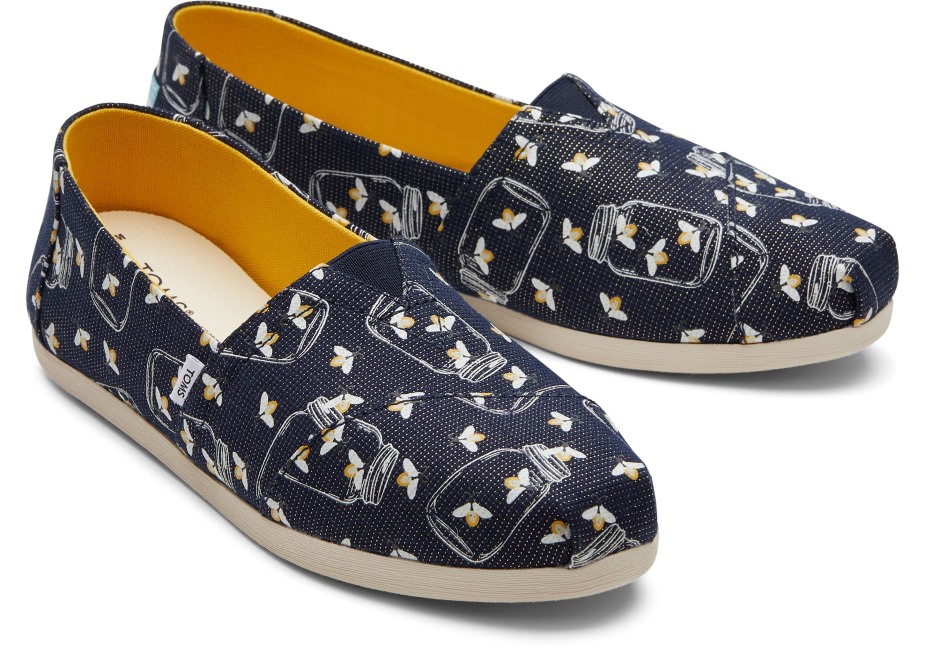 Toms Alpargata Ateşböcekleri Donanma Parıltısı