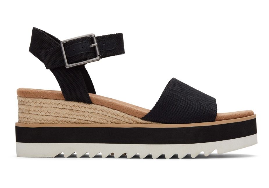 Toms Diana Kama Sandalet Siyah
