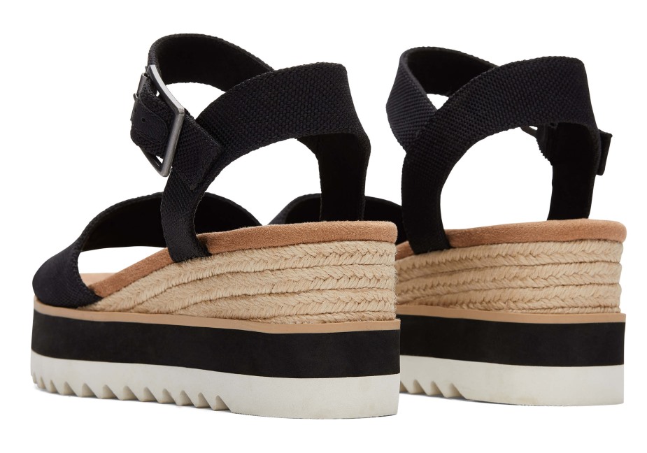 Toms Diana Kama Sandalet Siyah
