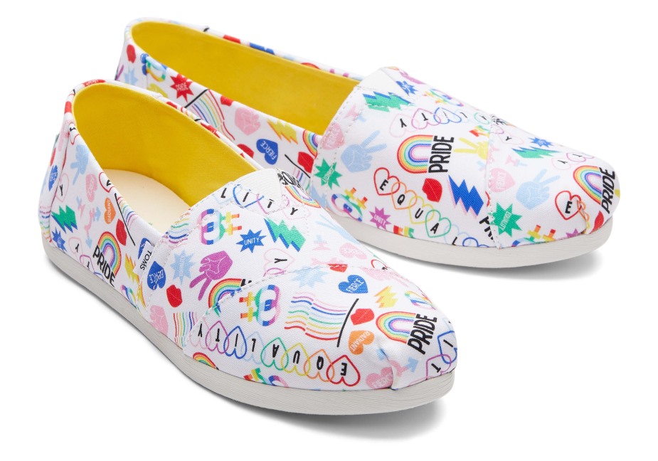 Toms Birlik Gurur Alpargata çoklu Baskı