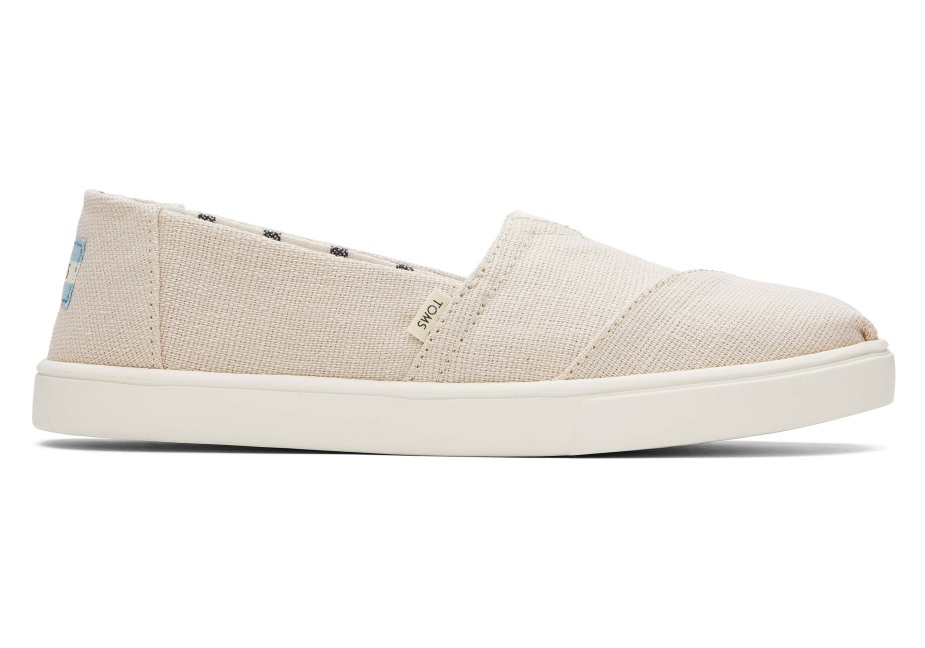 Toms Alpargata çanak Taban Kayması Doğal