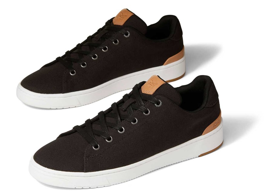 Toms Trvl Lite Spor Ayakkabı Siyah Kanvas