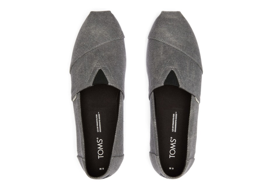 Toms Alpargata Sıkıntılı Dimi Siyah Sıkıntılı