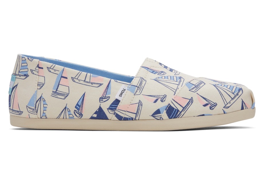 Toms Yelkenli Tekneler Alpargata Doğal Yelkenli Tekneler