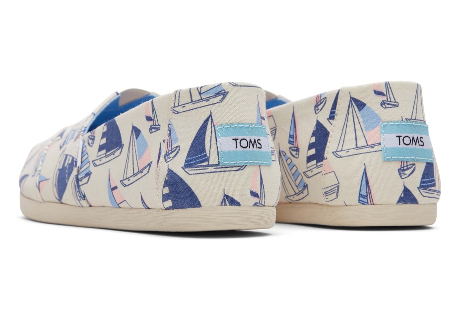 Toms Yelkenli Tekneler Alpargata Doğal Yelkenli Tekneler
