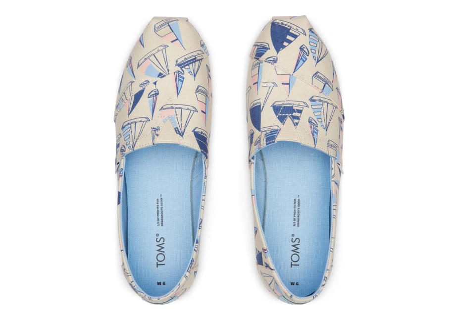 Toms Yelkenli Tekneler Alpargata Doğal Yelkenli Tekneler