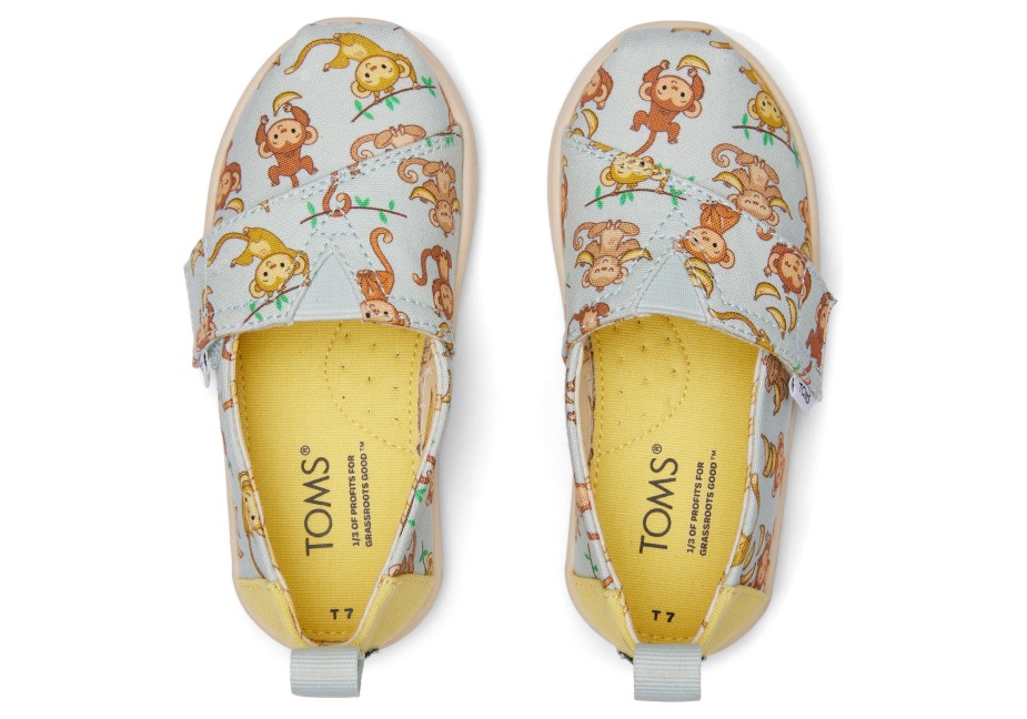 Toms Maymun Iş Alpargata Açık Mavi