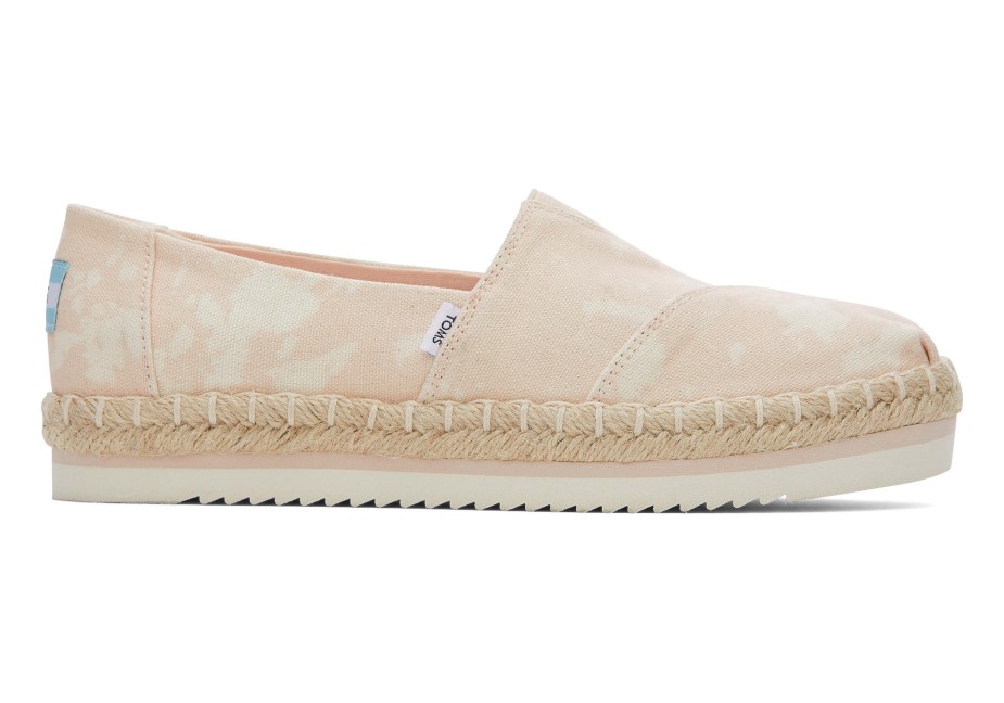 Toms Alpargata Halat Platformu Güneşte Solmuş Tuval