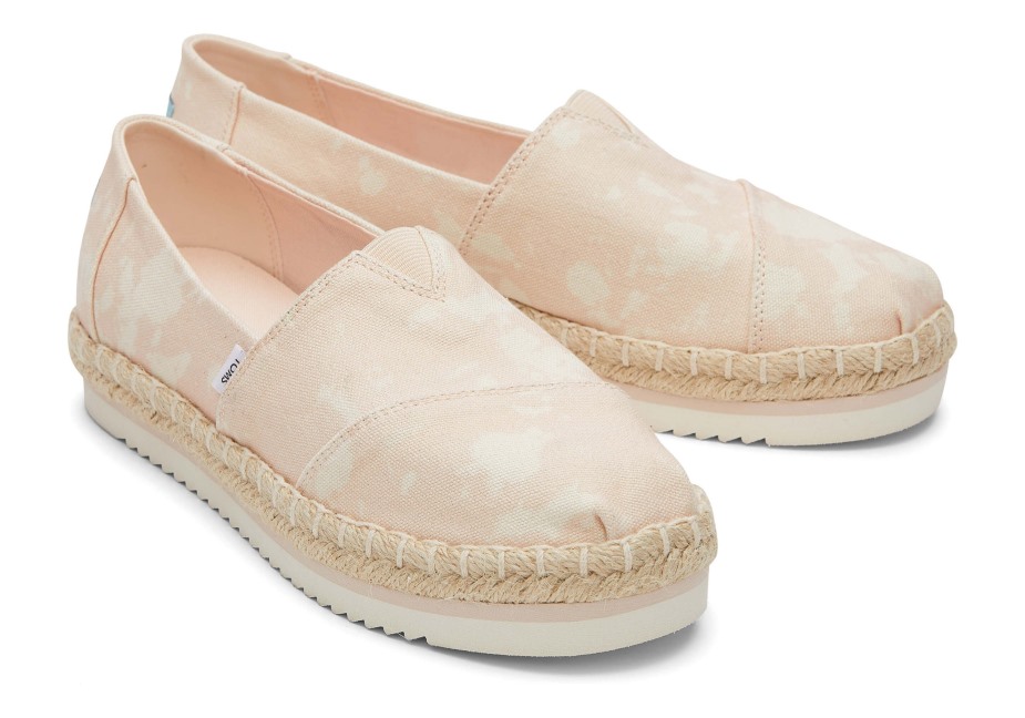 Toms Alpargata Halat Platformu Güneşte Solmuş Tuval