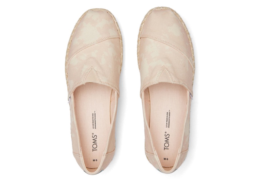 Toms Alpargata Halat Platformu Güneşte Solmuş Tuval