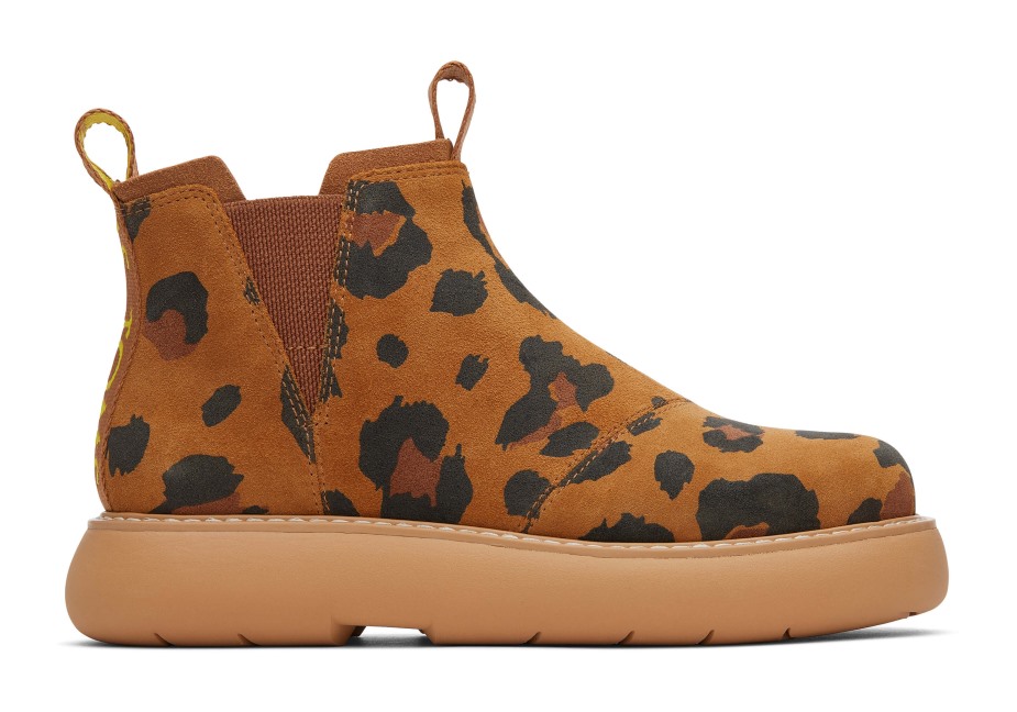 Toms Ebegümeci Chelsea Kahverengi Leopar