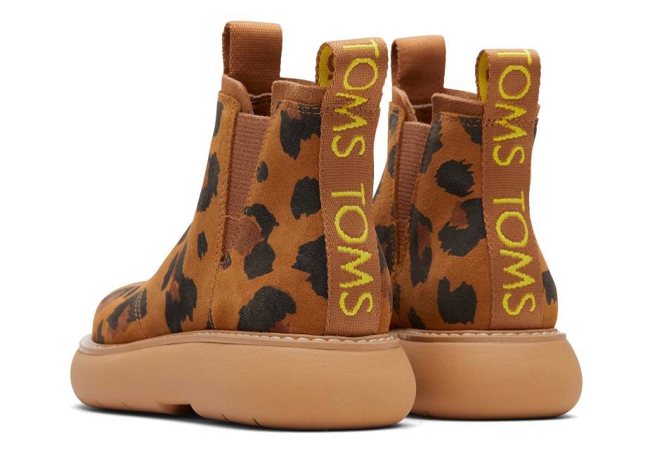 Toms Ebegümeci Chelsea Kahverengi Leopar