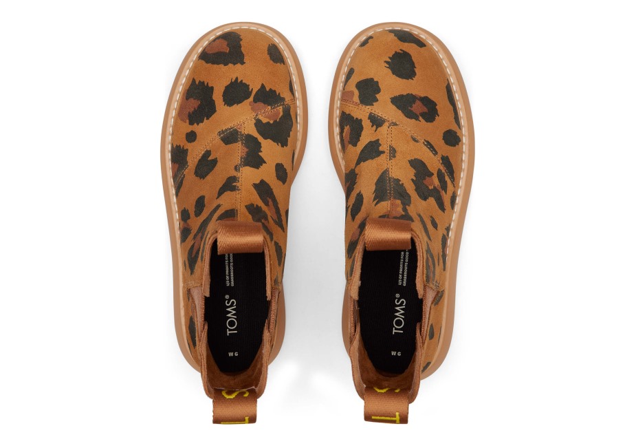 Toms Ebegümeci Chelsea Kahverengi Leopar