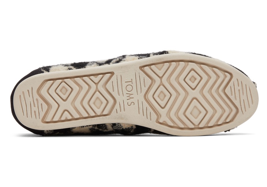 Toms Houndstooth Alpargata Siyah-beyaz
