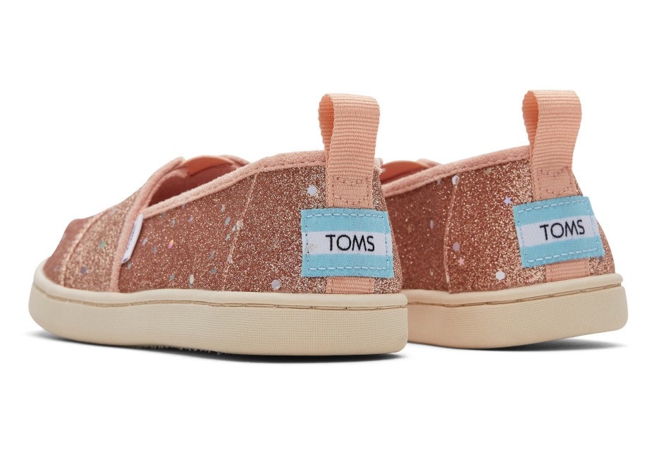 Toms Gençlik Alpargata Parıltı Gül Altın