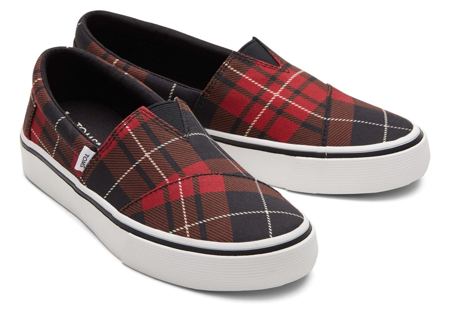 Toms Fenix Kırmızı Tartan