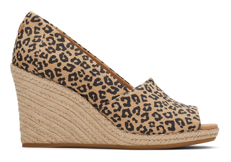 Toms Michelle Dolgu Topuk Mini Leopar