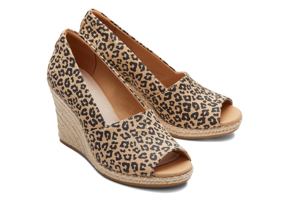 Toms Michelle Dolgu Topuk Mini Leopar