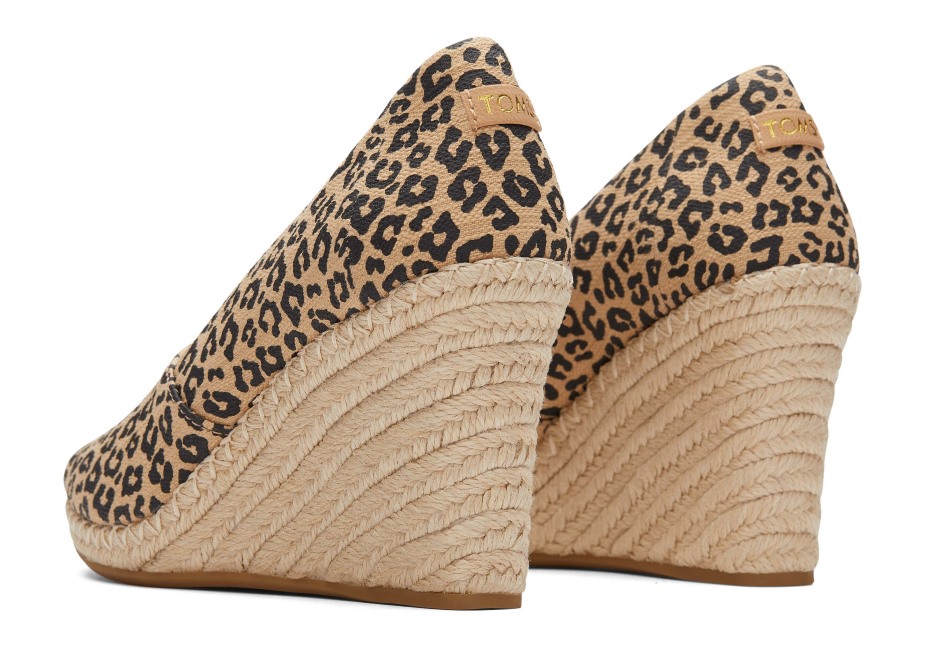 Toms Michelle Dolgu Topuk Mini Leopar