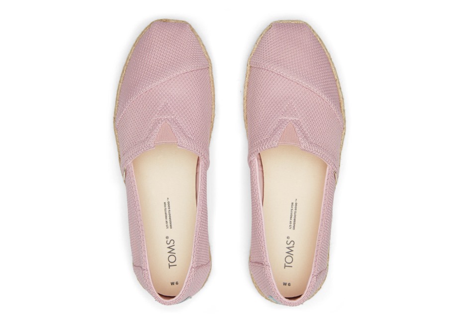 Toms Espadrille Alpargata Tebeşirli Pembe Repreve