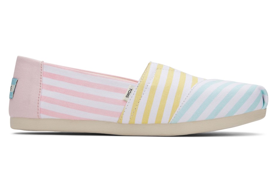Toms Alpargata çizgili Pastel