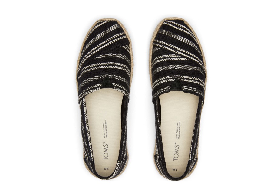 Espadril Espadril Siyah Tomlar