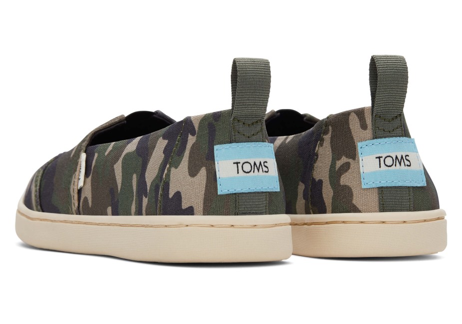 Toms Gençlik Alpargata Kamuflaj Kamuflajı
