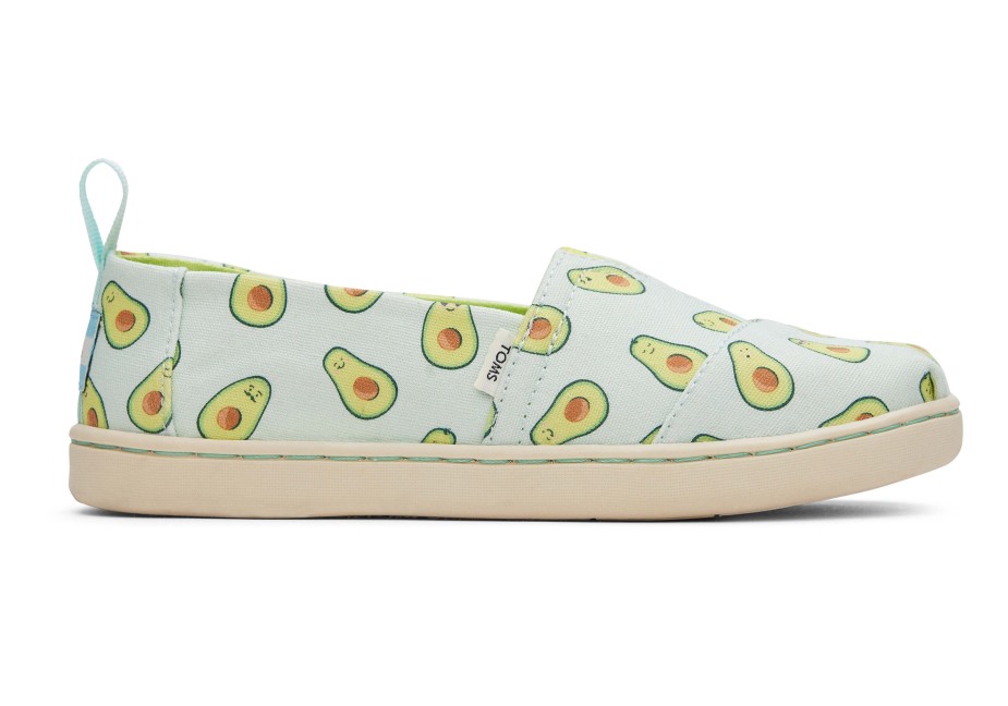 Toms Gençlik Alpargata Kağıt Kaynağı ışık Aqua