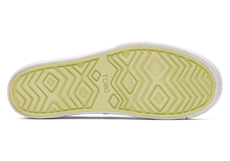 Toms Alpargata Boardwalk Sabah Güvercini üzerinde Kayma