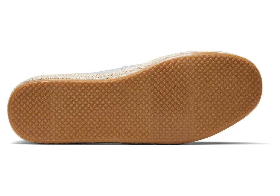 Toms Espadrille Alpargata çiseleyen Gri Slubby