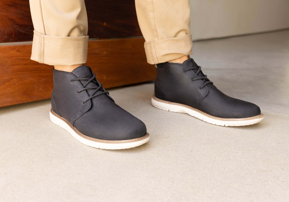 Toms Navi Bot Suya Dayanıklı Siyah