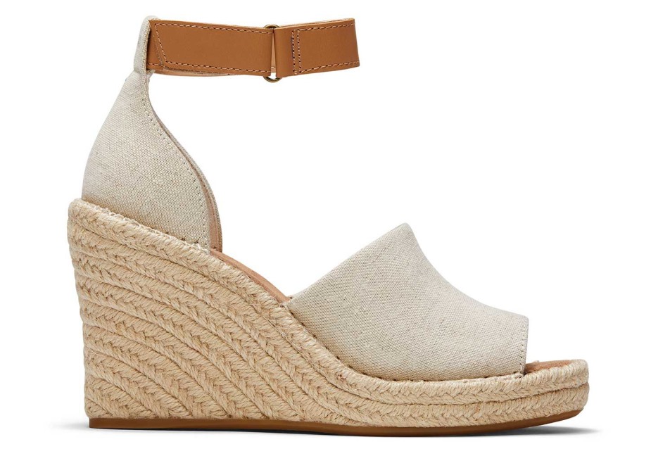 Toms Marisol Dolgu Topuk Doğal