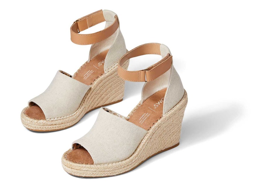 Toms Marisol Dolgu Topuk Doğal
