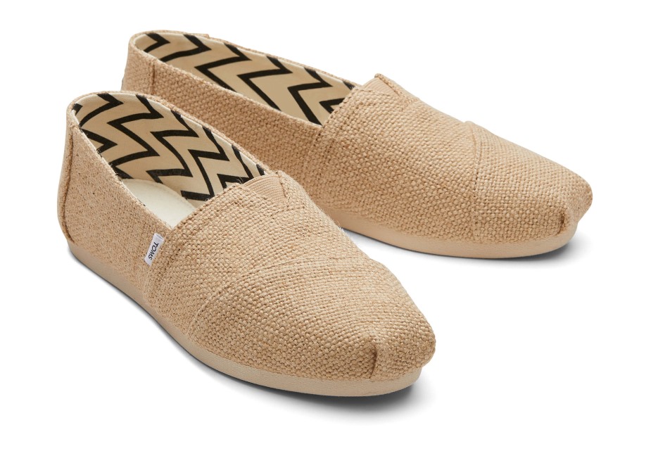 Toms çuval Bezi Espadrilles Doğal çuval Bezi