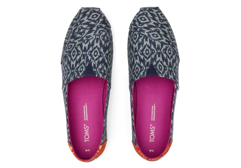 Toms Espadrilles Ikat Elmaslar Ikat Lacivert