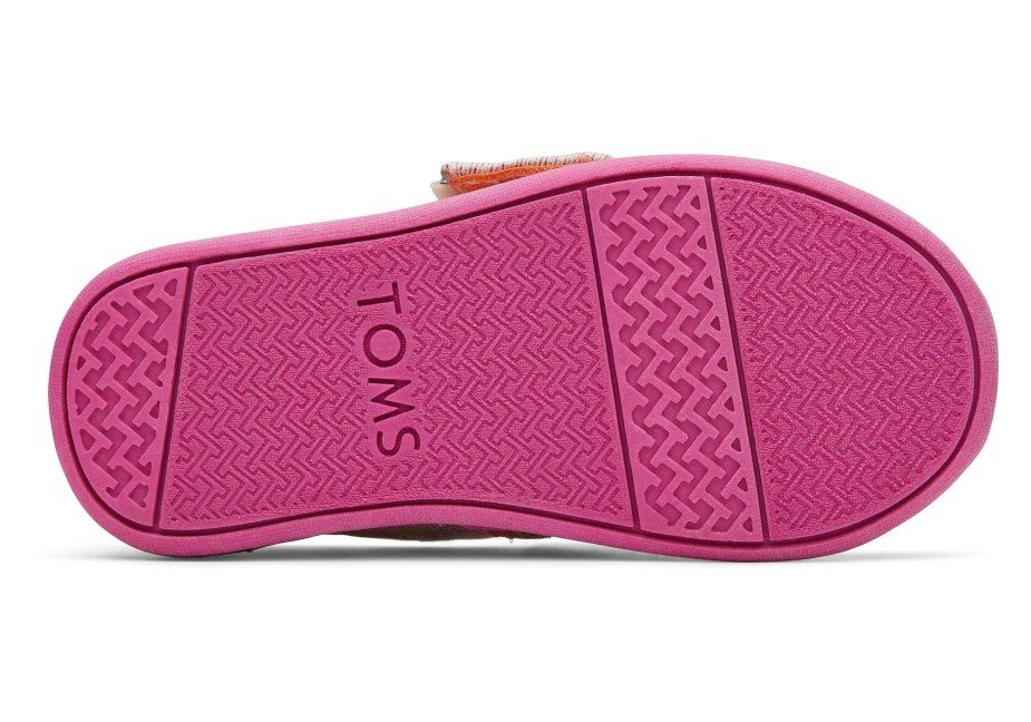 Toms Minik Alpargata Parıltı Yıldızlar Mercan çoklu