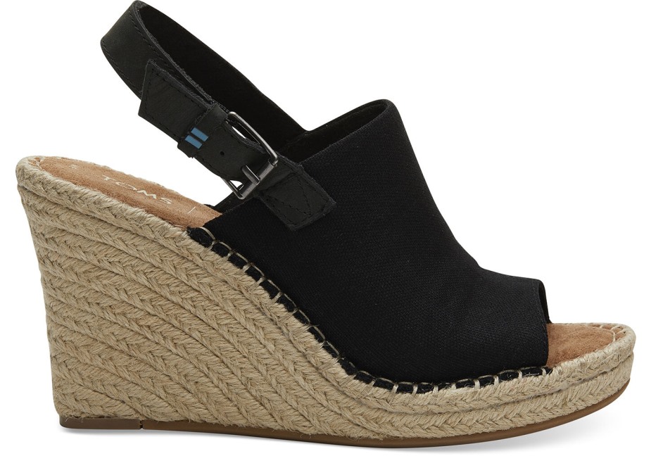 Toms Monica Dolgu Topuk Siyah
